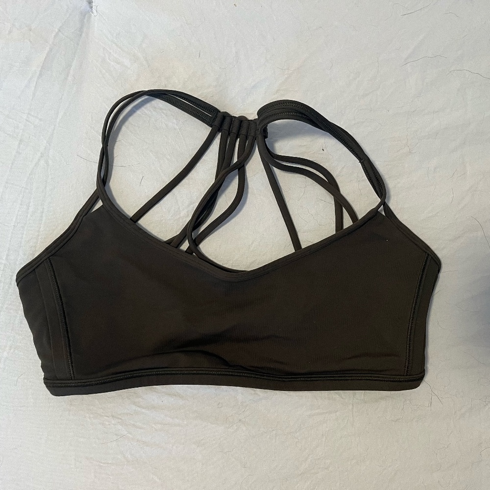 Lululemon Sports Bra -- Olive Green Size 2